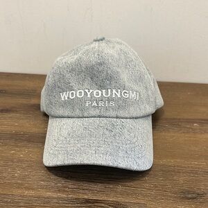 Wooyoungmi Light Blue Denim Denim Baseball Cap hat